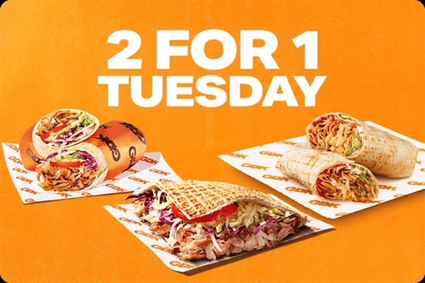 Buy One Get One Free on all Main Courses - GDK App Exclusive