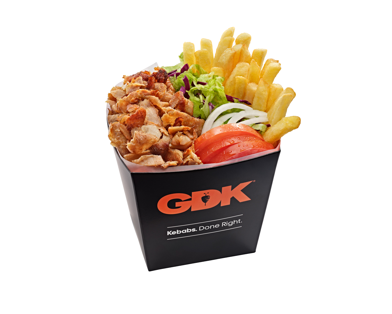 Doner Box With Fries & Salad